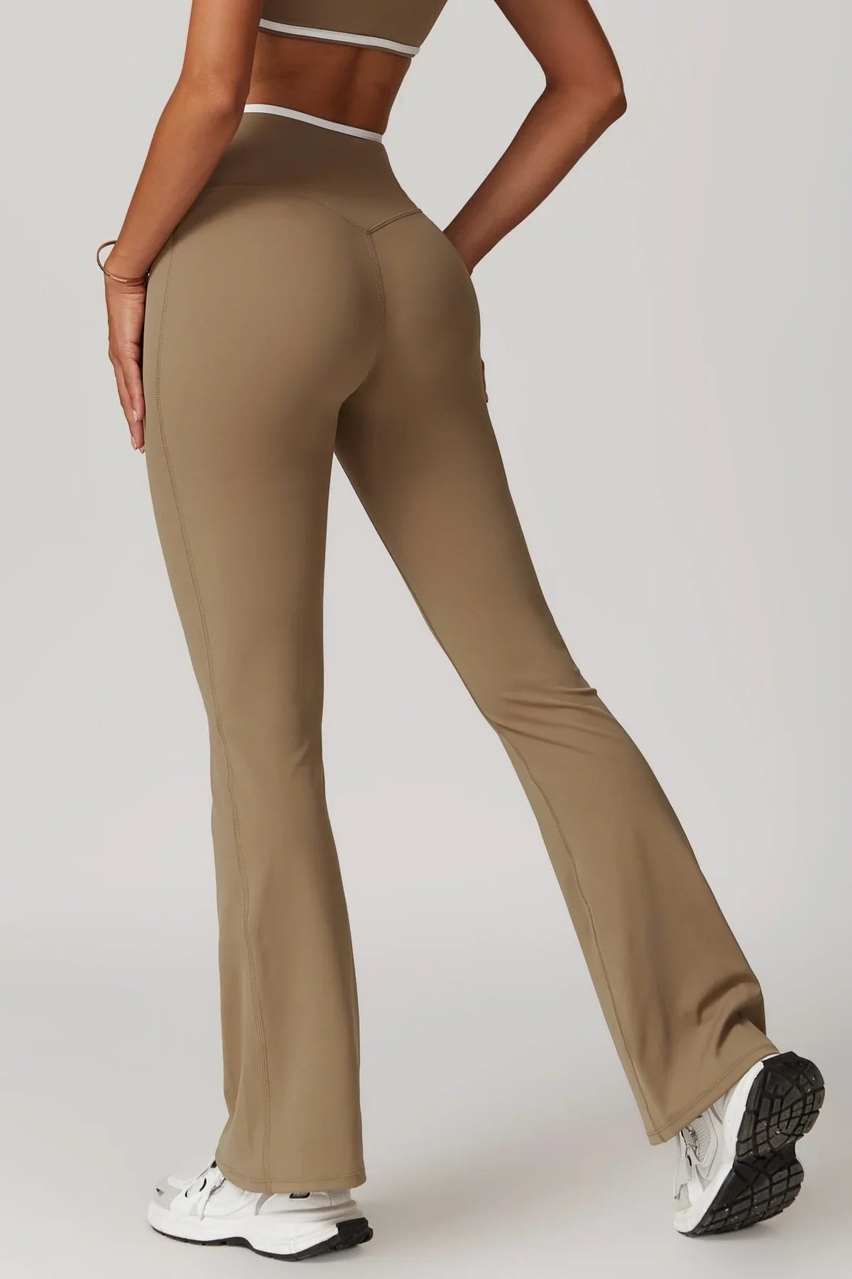 Liz Flare Leggings - Capuccino