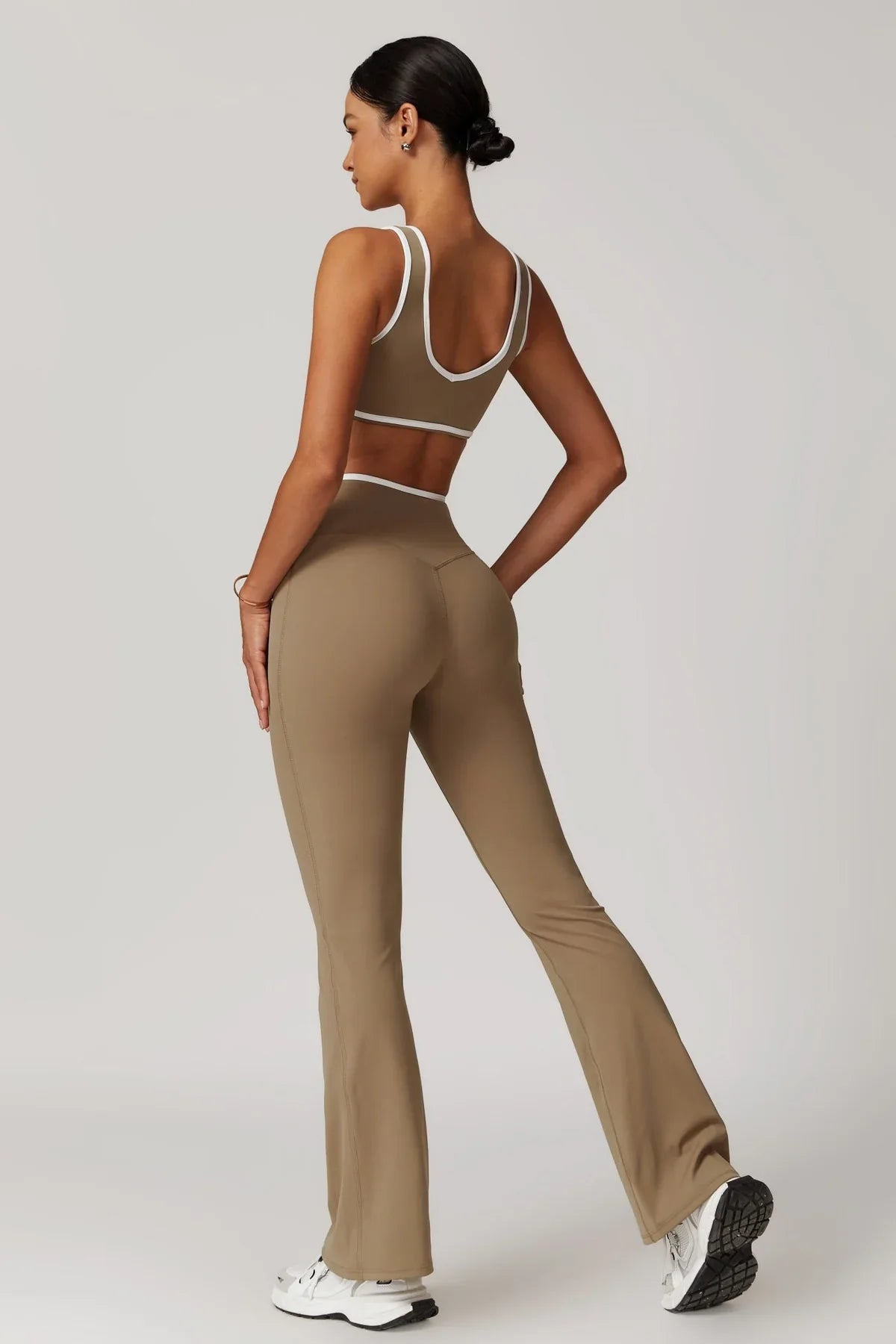 Liz Flare Leggings - Capuccino