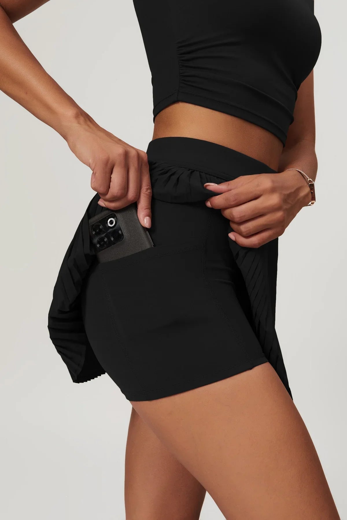 Mia Mini Skirt - Purple