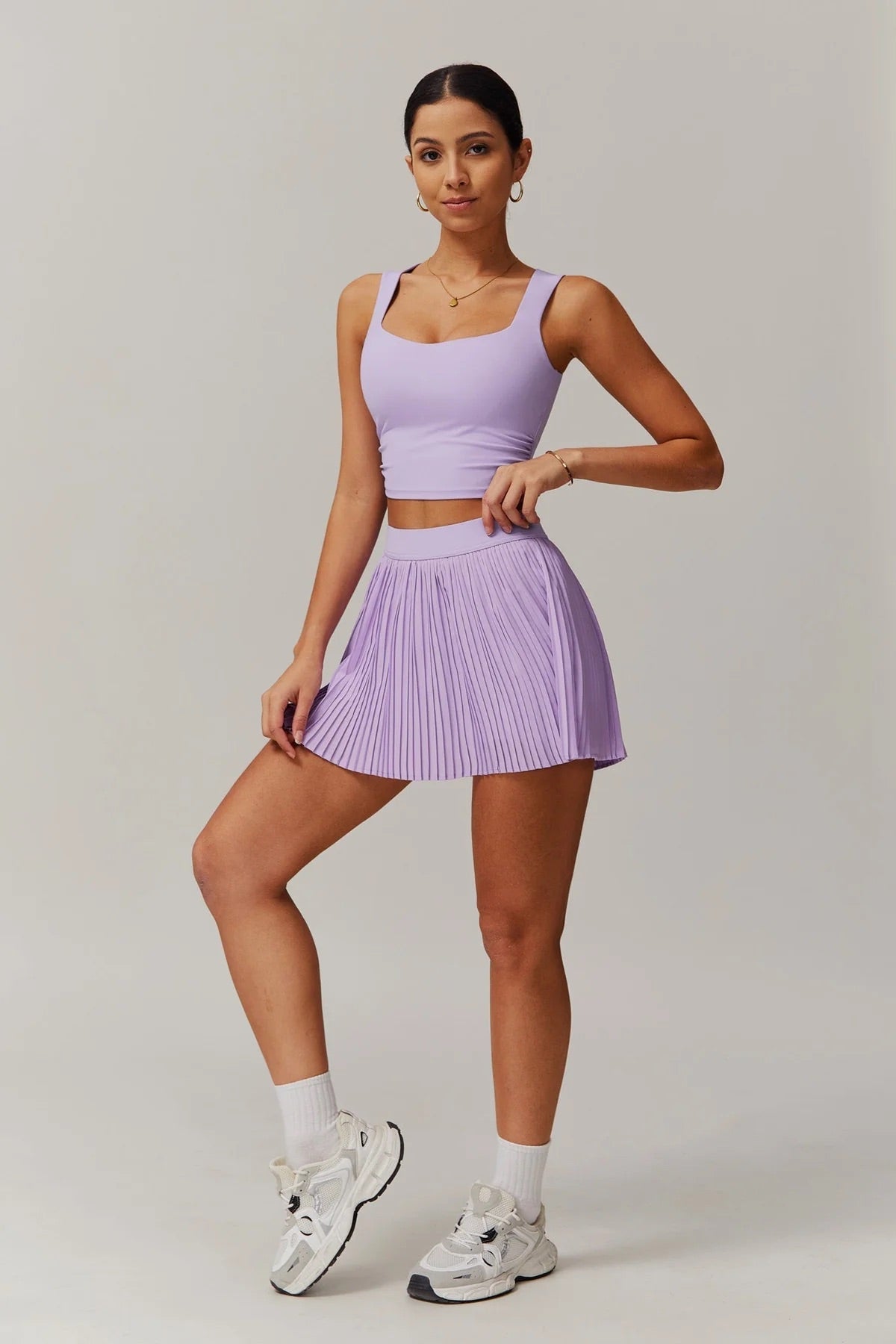Mia Fit Top - Purple