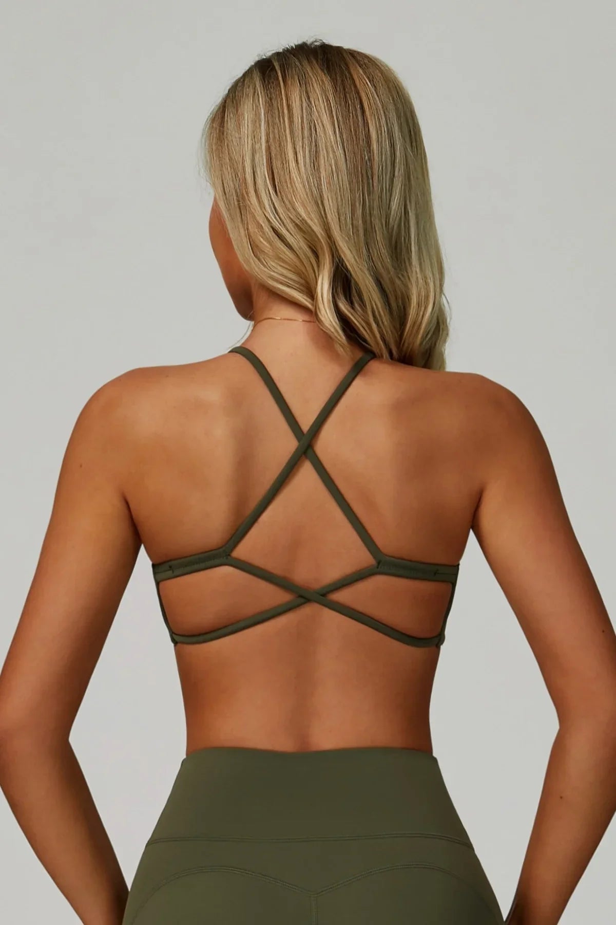 Nina Strappy Bra - White