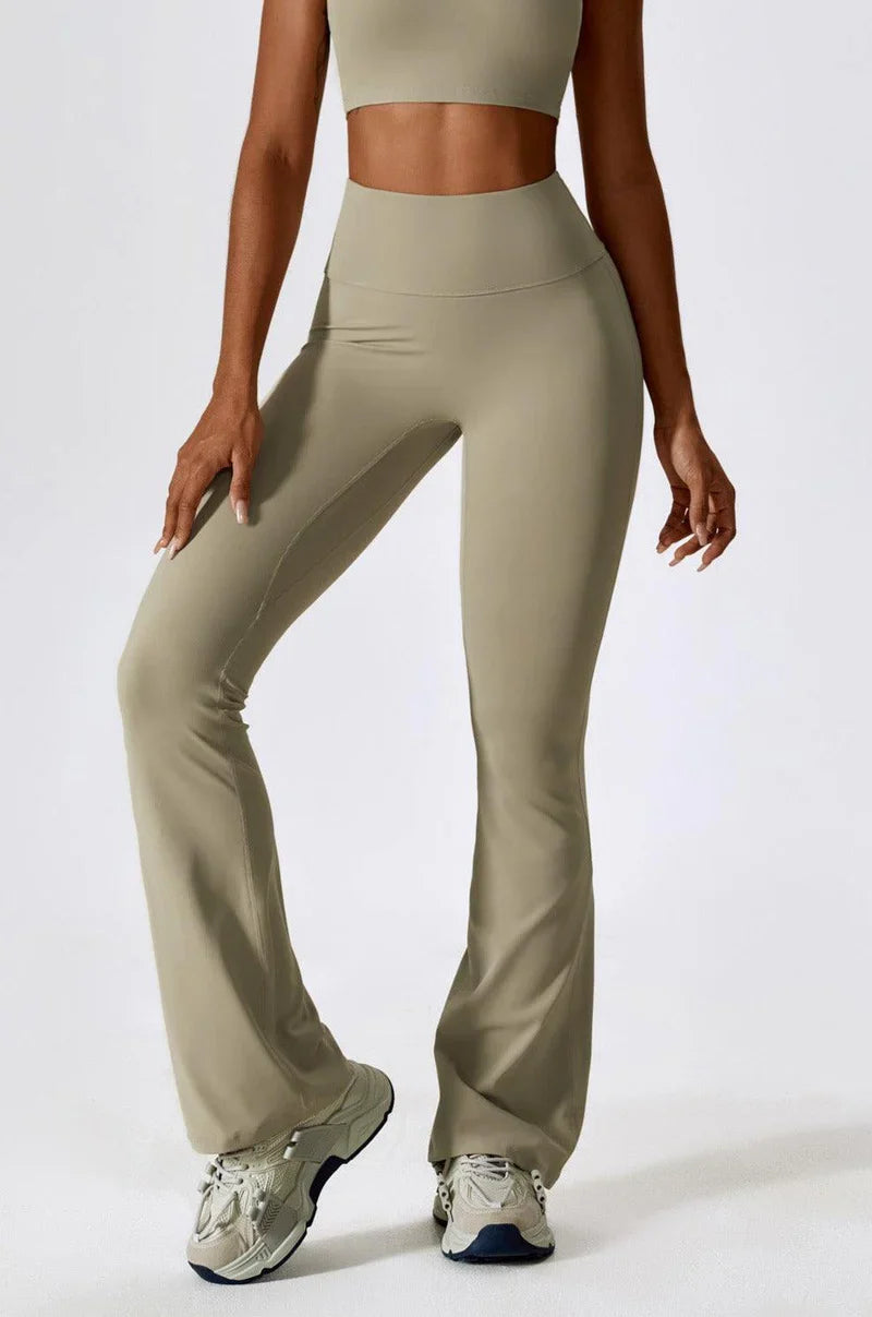Daphne Flare Leggings - Butter Yellow