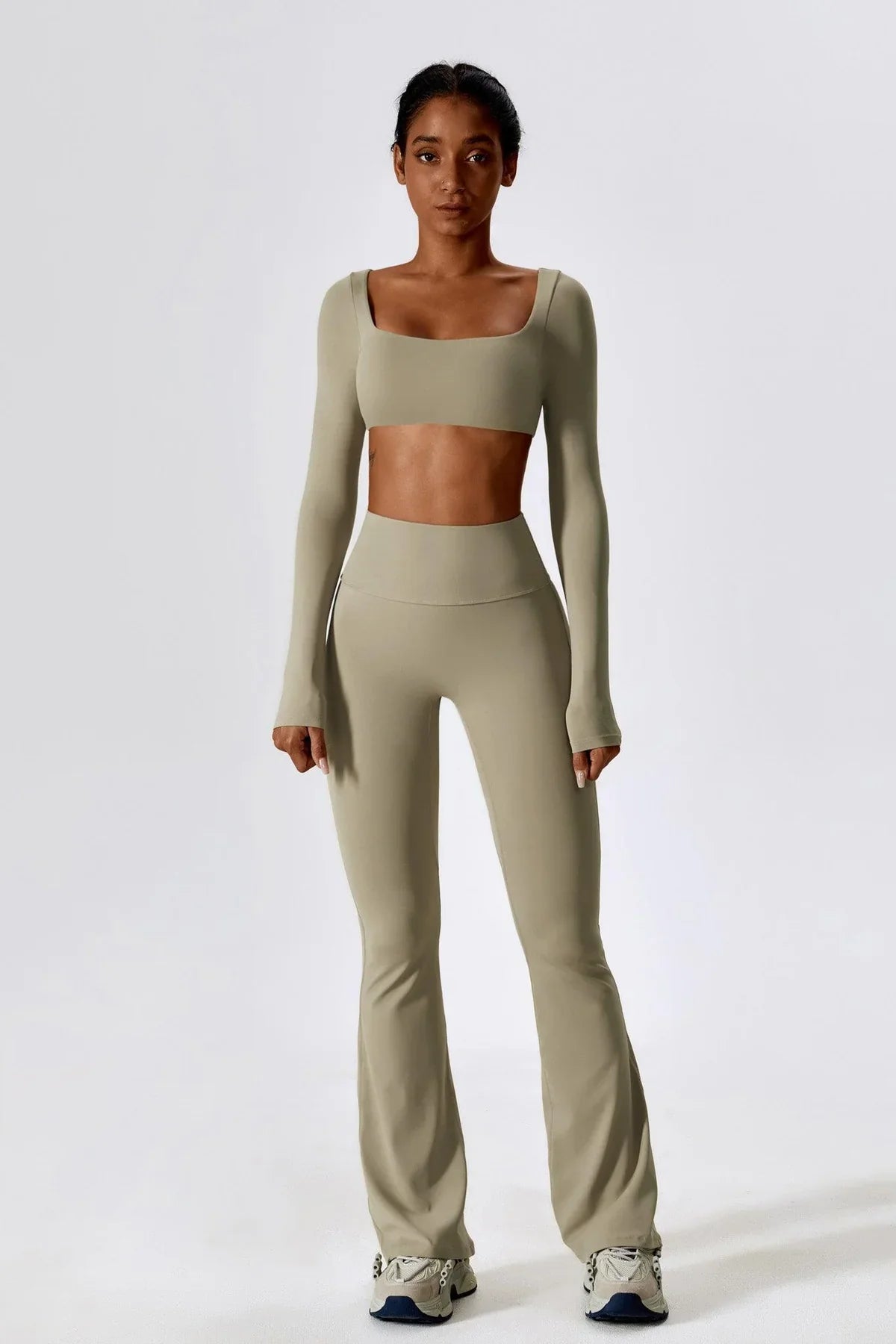 Daphne Flare Leggings - Butter Yellow