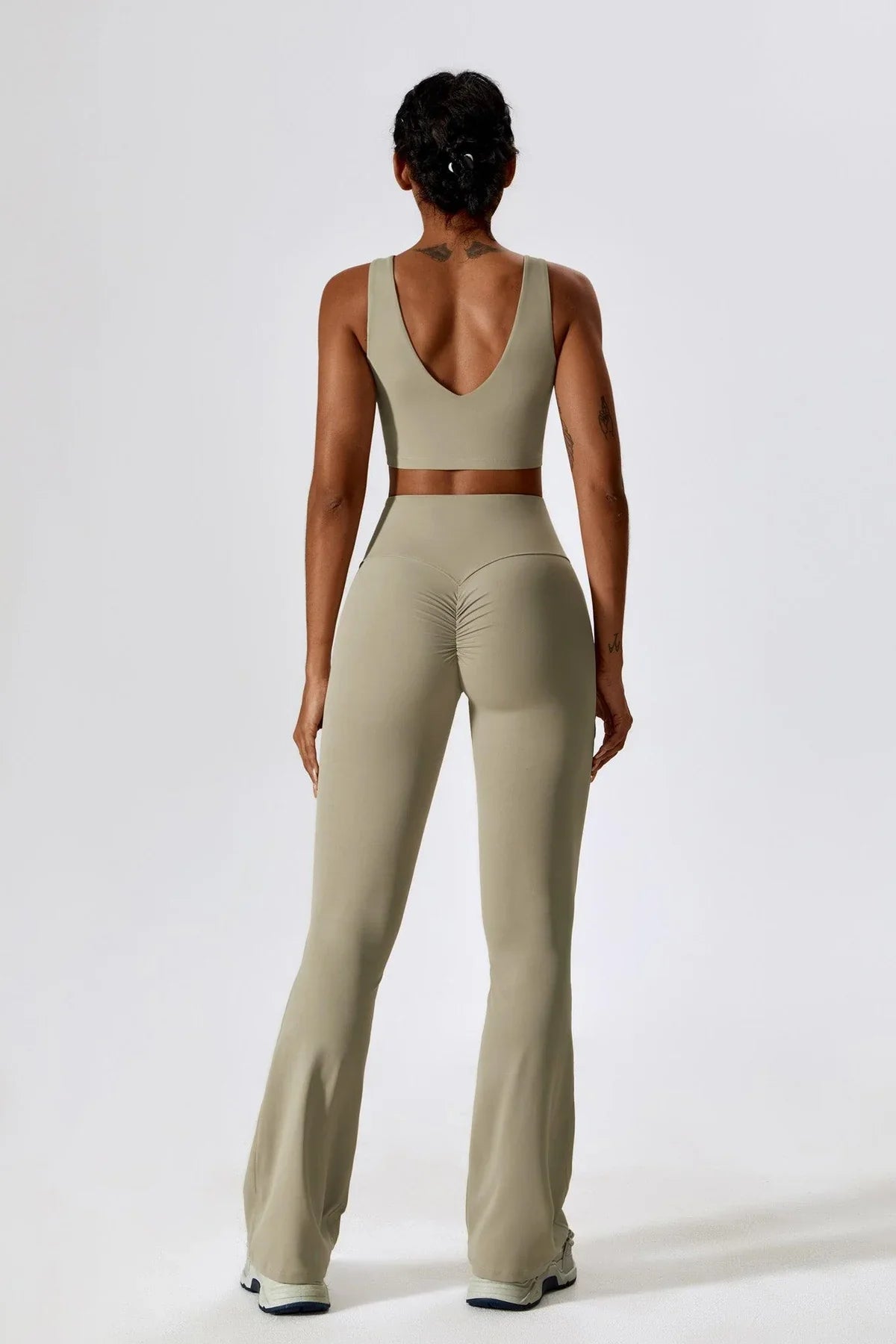Daphne Flare Leggings - Butter Yellow