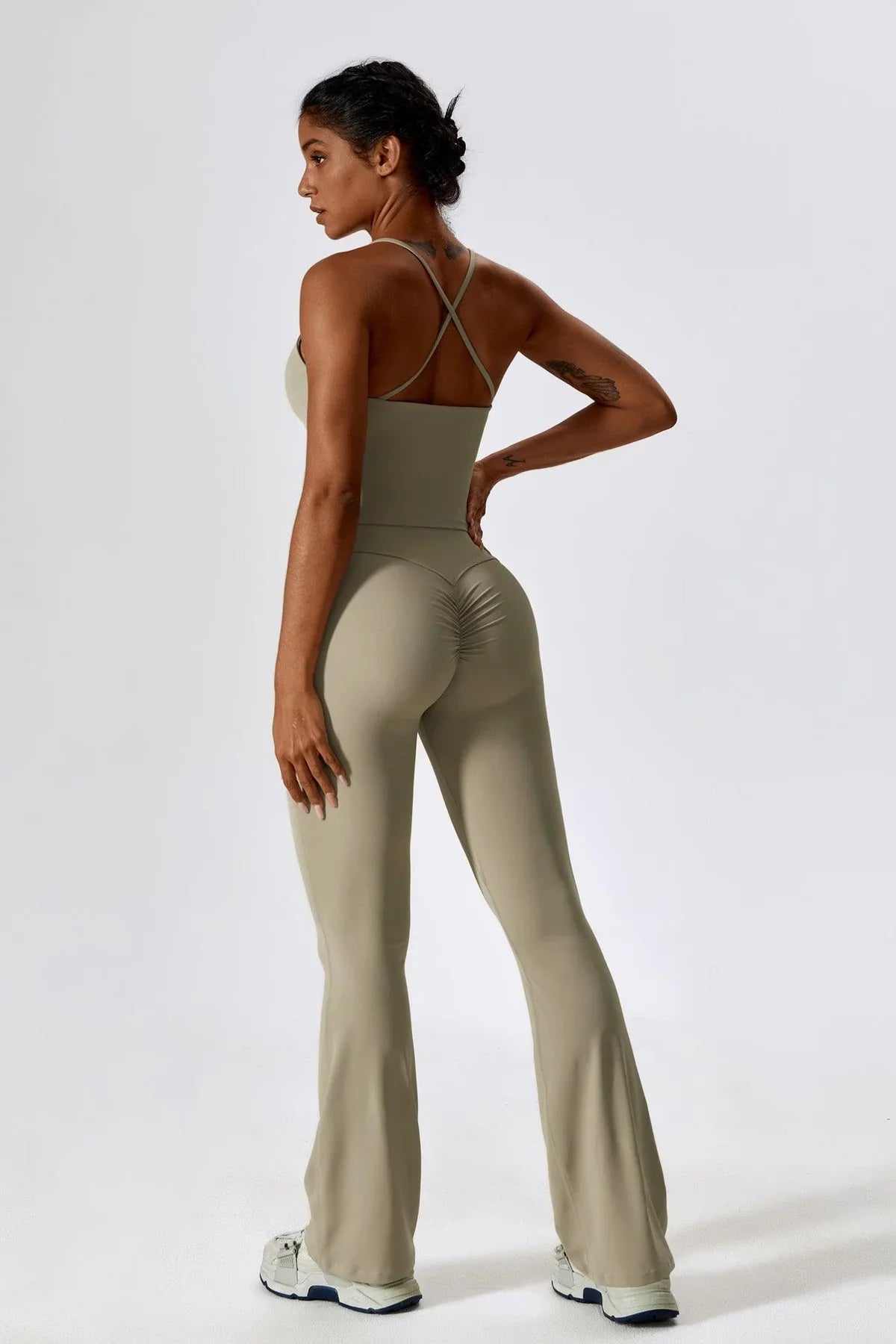 Daphne Flare Leggings - Butter Yellow