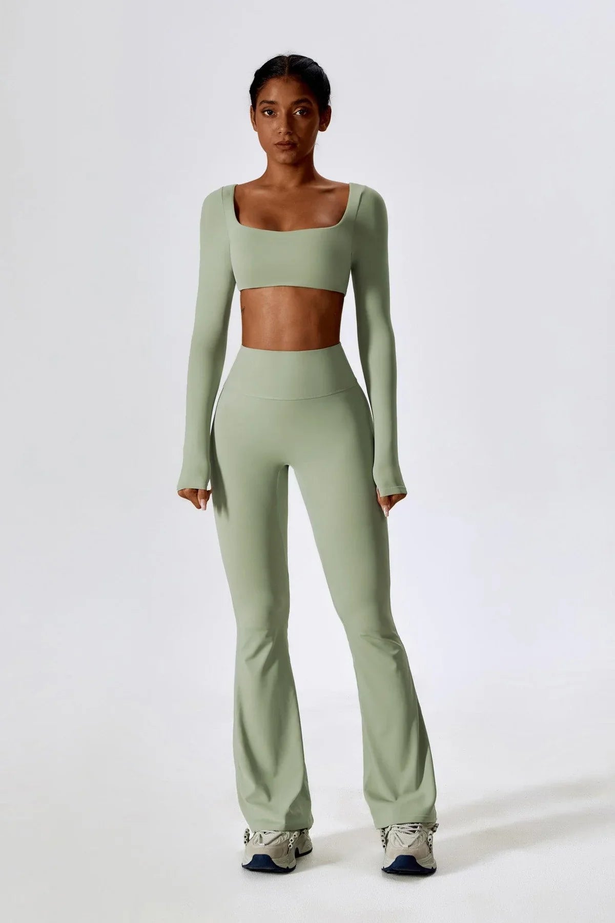 Daphne Flare Leggings - Butter Yellow