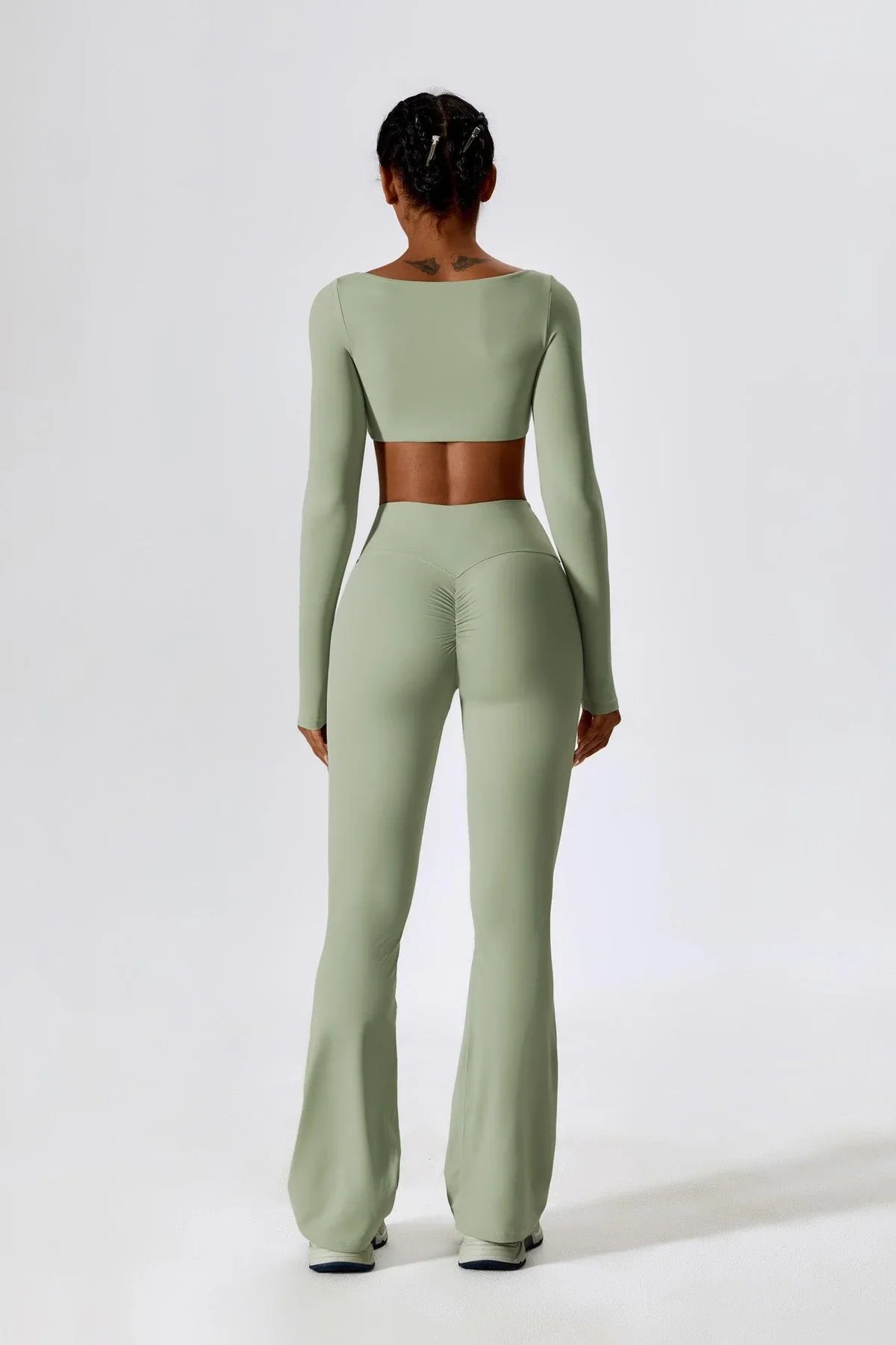 Anna Long Sleeve Top - Blue Bic