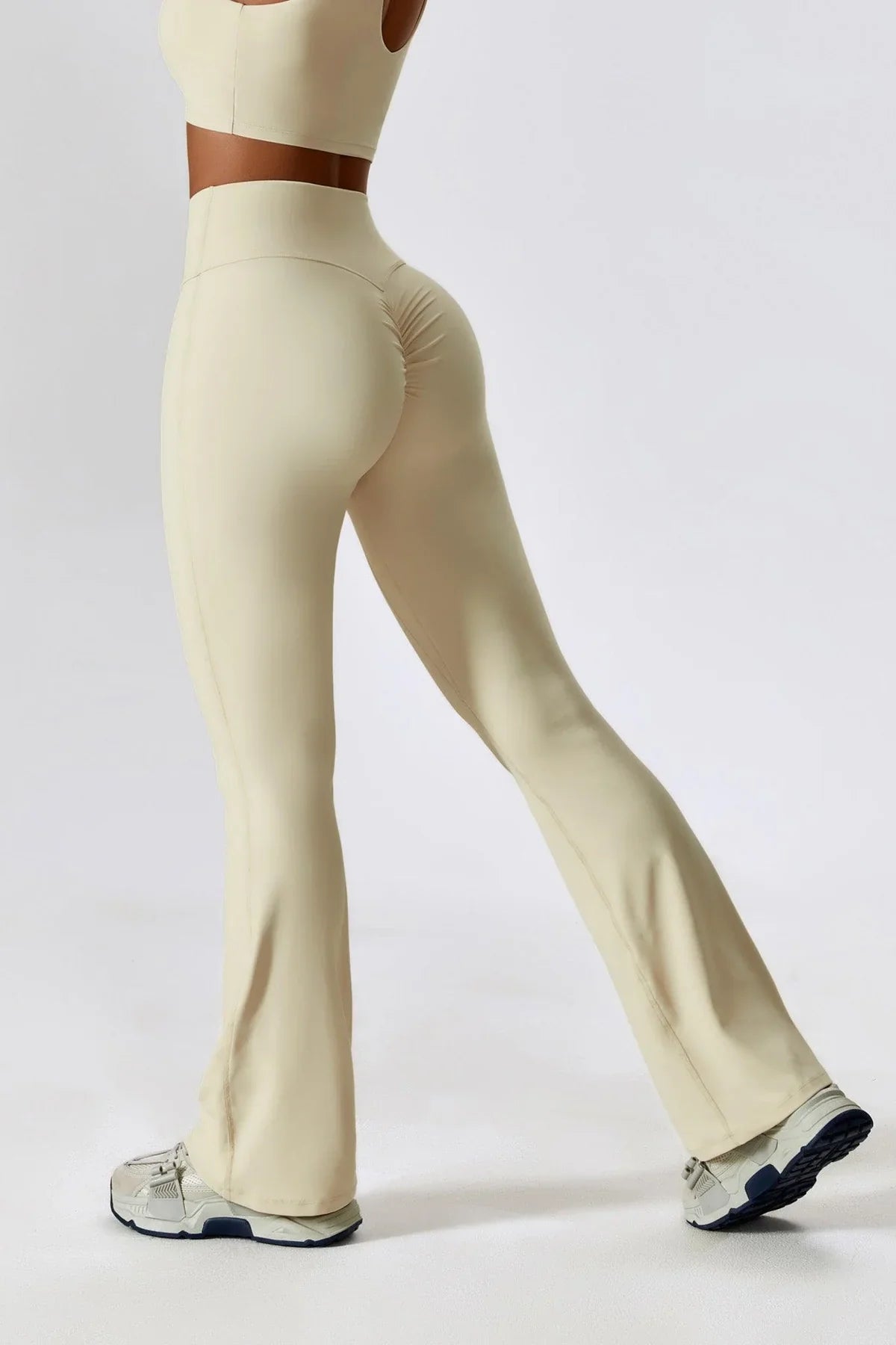 Daphne Flare Leggings - Butter Yellow
