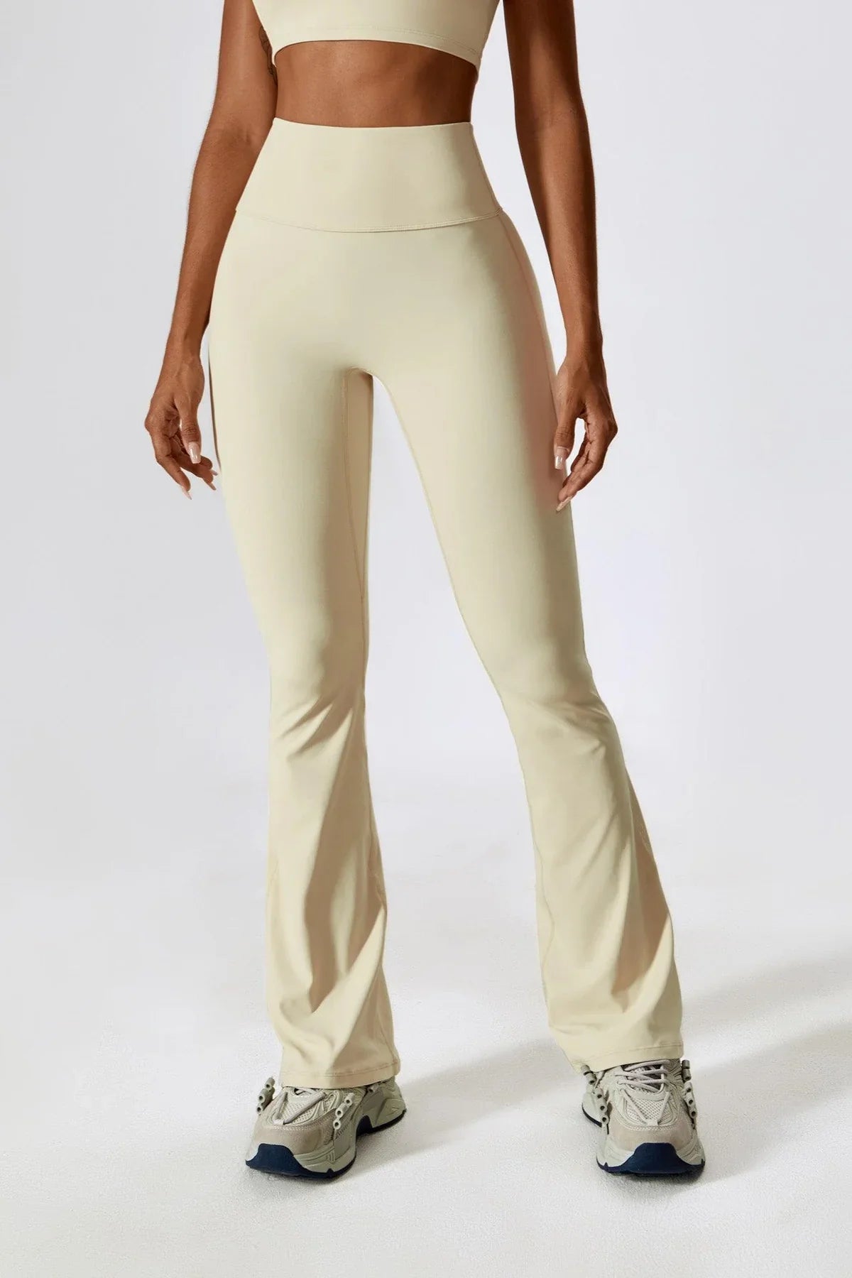 Daphne Flare Leggings - Butter Yellow