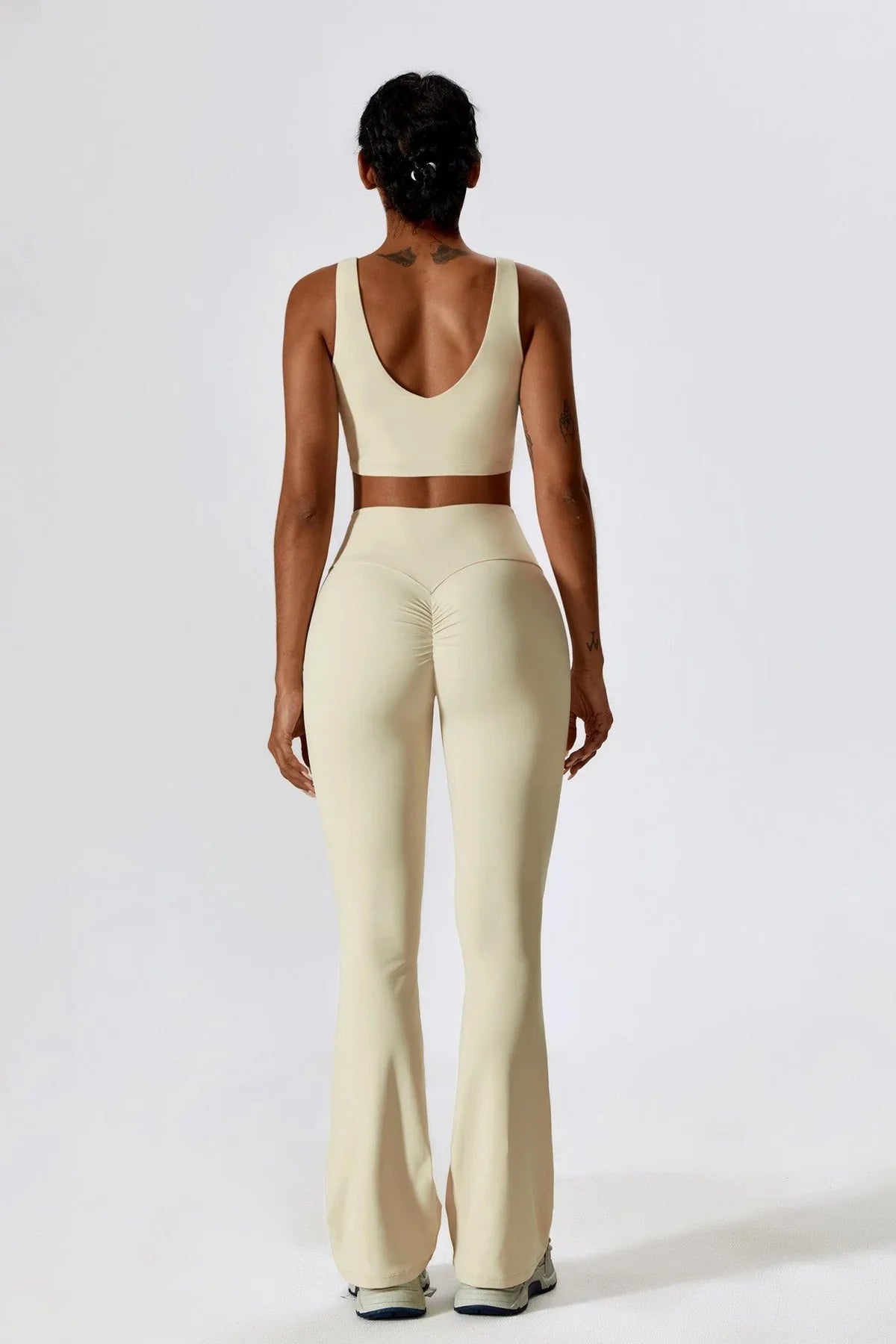 Daphne Flare Leggings - Butter Yellow