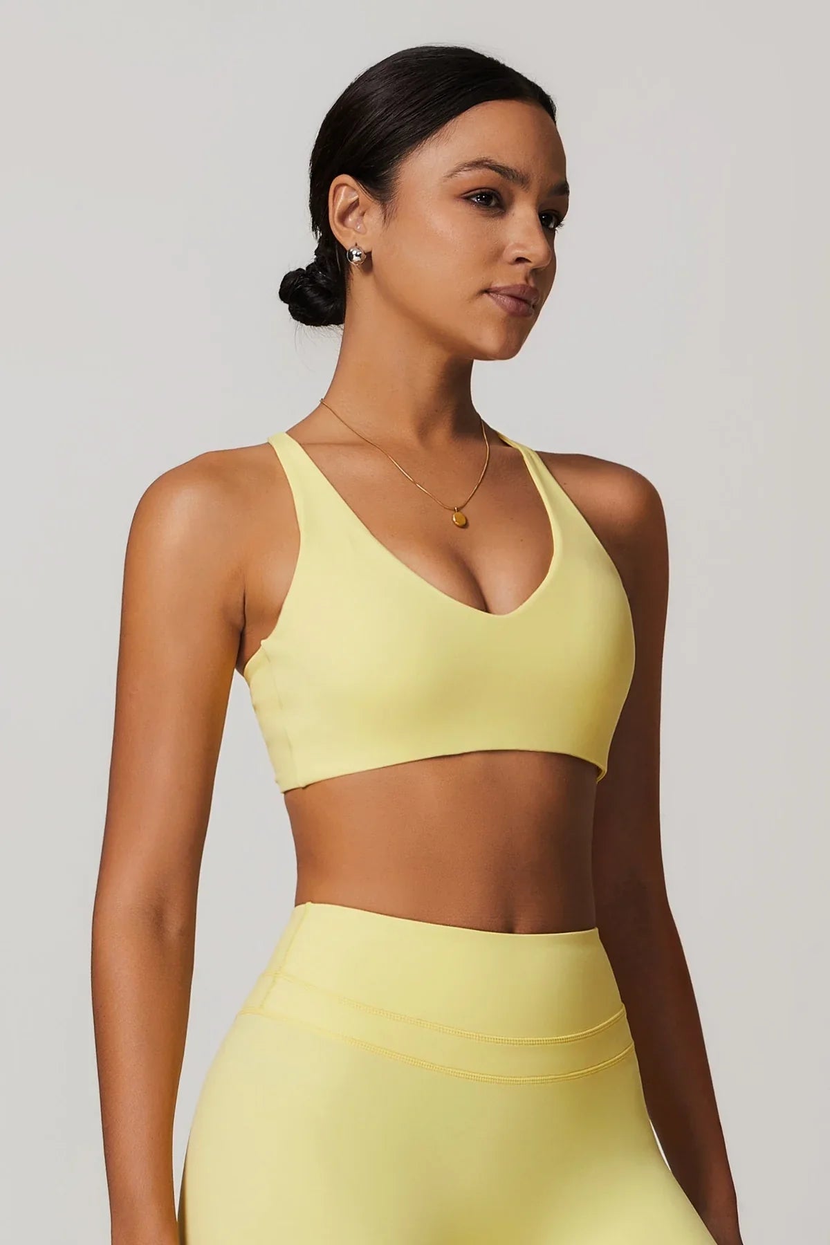 July Sport Bra - Soft Lemon