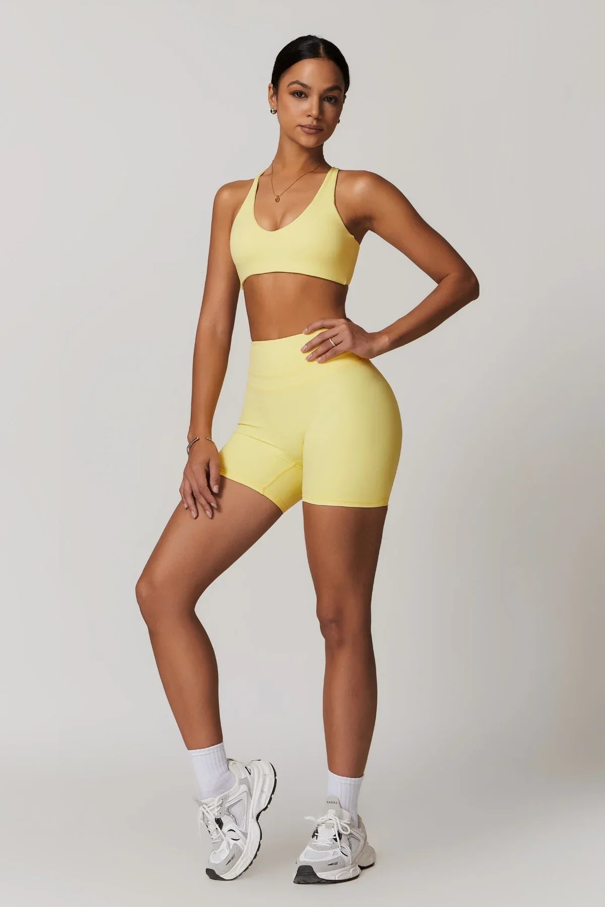 July Sport Bra - Soft Lemon
