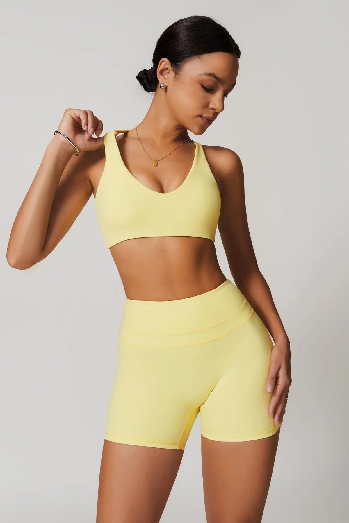 July Sport Bra - Soft Lemon