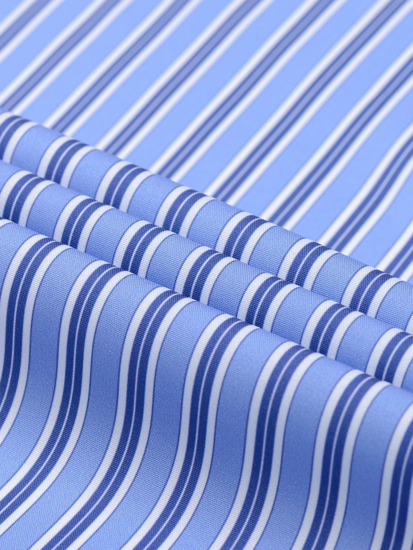 Long Sleeve Stripe Button Up Shirt & Slim Fit Tapered Trousers